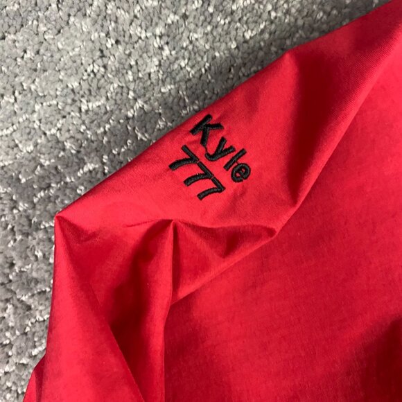 Honda Red Riders Club Anorak Windbreaker Jacket Men's Medium EZEM  System Hooded - Picture 5 of 16